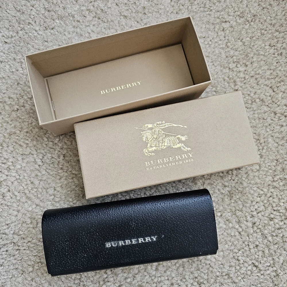 Burberry B2128 rounded oval eyeglasses 52mm brown tortoise shell 52-16-140